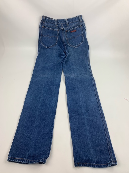 Wrangler Denim - Vintage Wrangler Women's Dark Blue straight Jeans Size Vtg 9 junior tall Rare